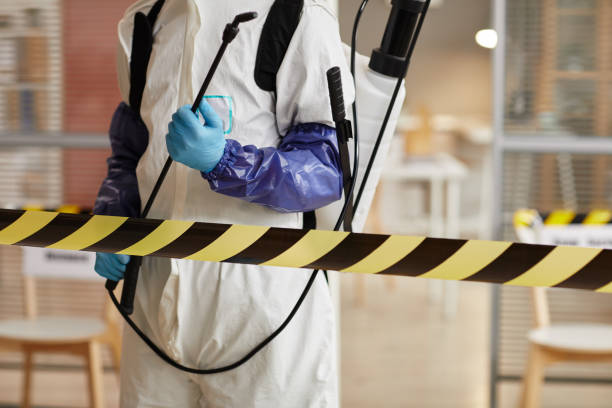 Professional Trauma Scene Cleanup technician working in Morton, IL